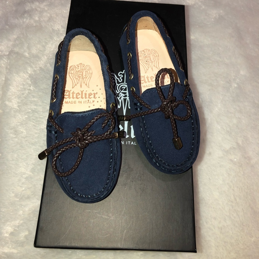 Baby Loafers with lace tassels